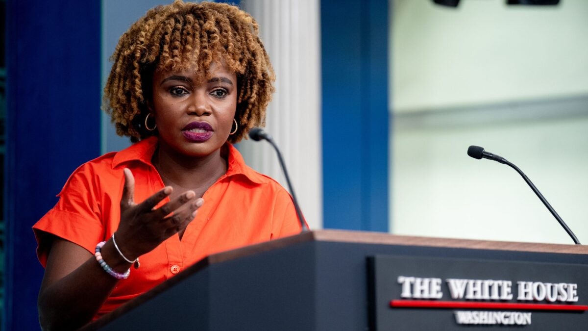 Karine Jean-Pierre Falsely Claims FEMA Is Not Funding Migrant Resettlement Amid Hurricane Helene